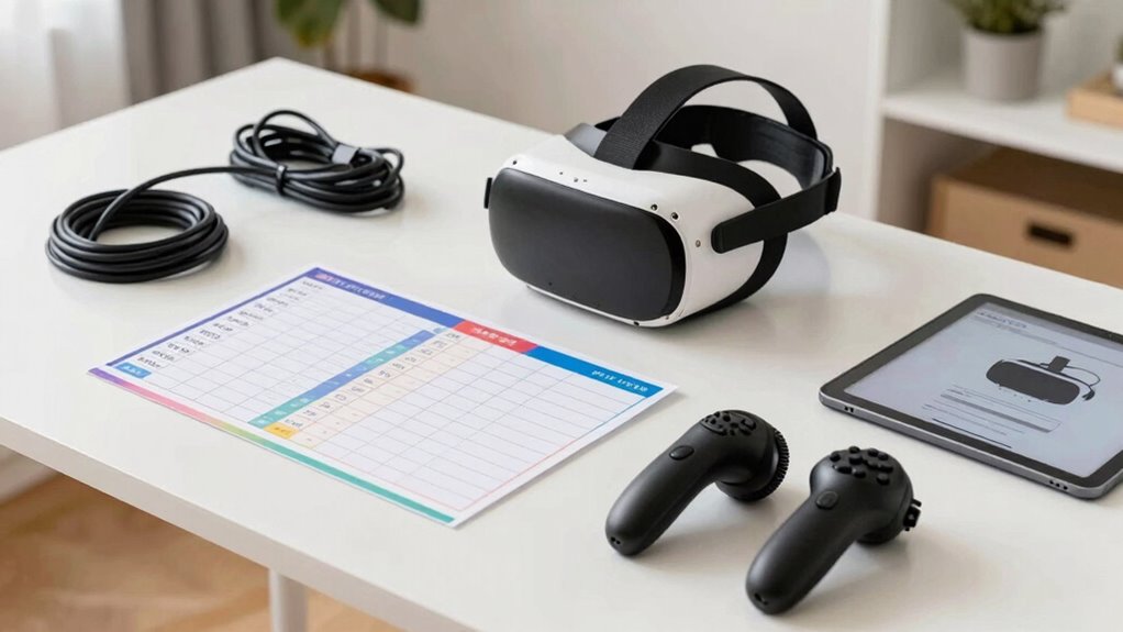vr safety and calibration checklist