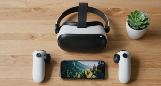 Photos of virtual reality sessions offering psychological support in Gaza
