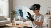 SelfBlending Keeps VR Immersion While Interacting With Real Objects