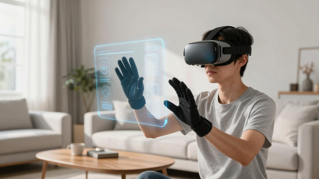 SelfBlending Keeps VR Immersion While Interacting With Real Objects