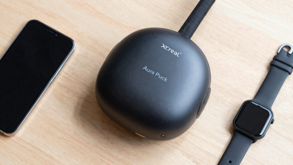 Xreal Aura Ships This Fall, With Snapdragon Reality Elite In Its Puck