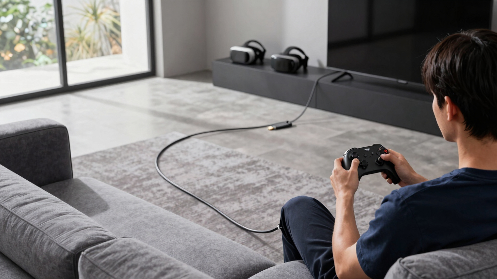 50-feet-long fiber optic HDMI cable and Steam Controller 2 is enthusiasts' answer to the Steam Machine — dismisses Valve's new console for a DIY Bazzite setup with a controller