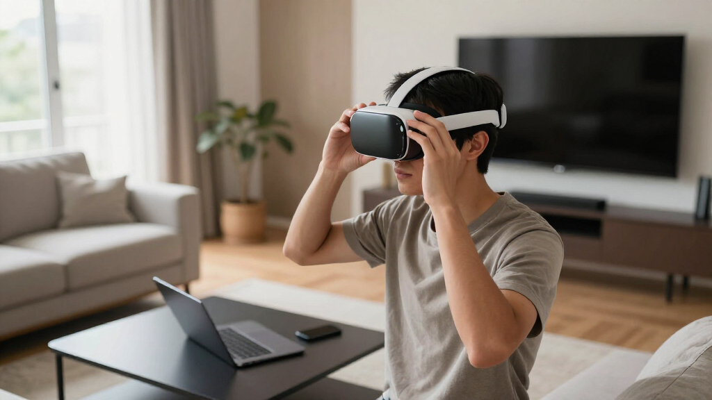 Meta’s First Thin & Light VR Headset Reportedly Leaks In User Setup Video Ahead Of Connect