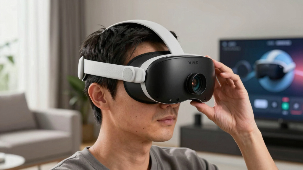 Regular VIVE Pro GearVR lens adapter modified for VIVE Pro Eye, with eye tracking still working