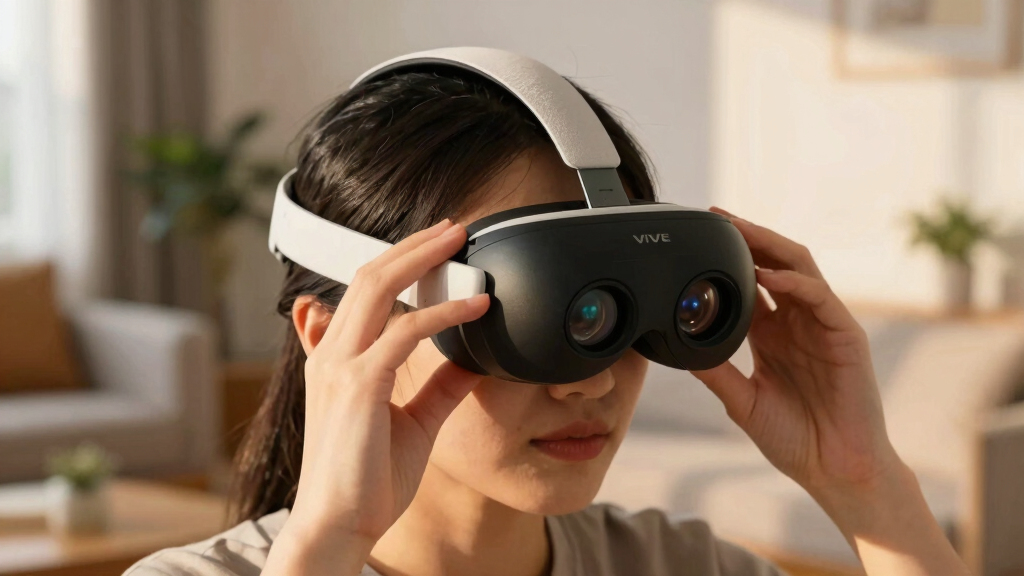 Regular VIVE Pro GearVR lens adapter modified for VIVE Pro Eye, with eye tracking still working
