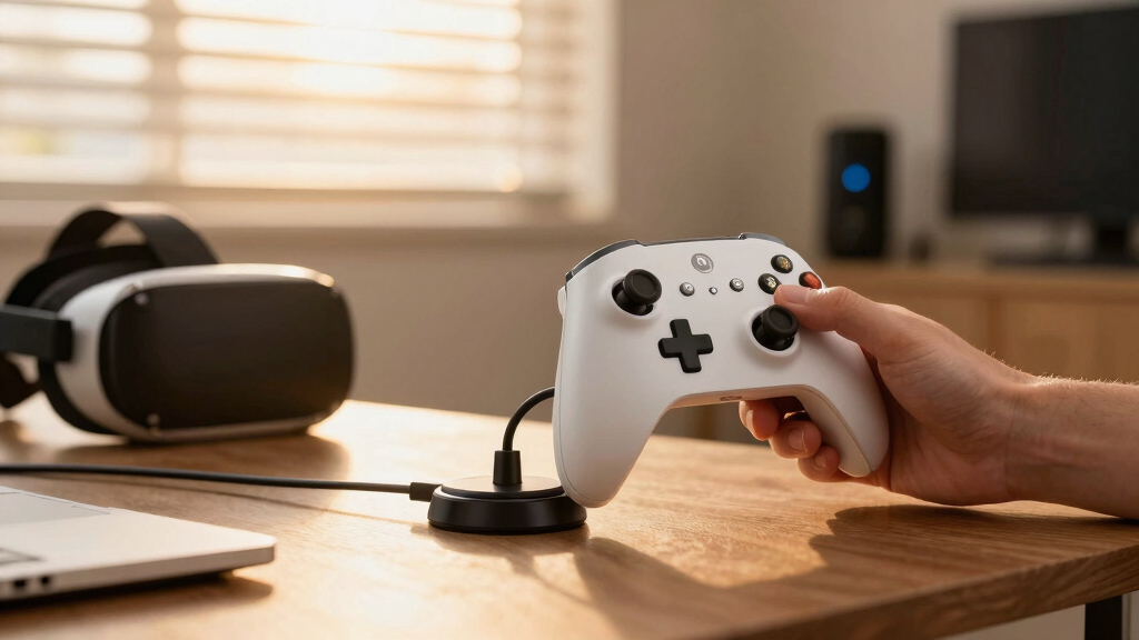 Steam Controller Auto-Charge – pilot to magnetic charging puck using CV