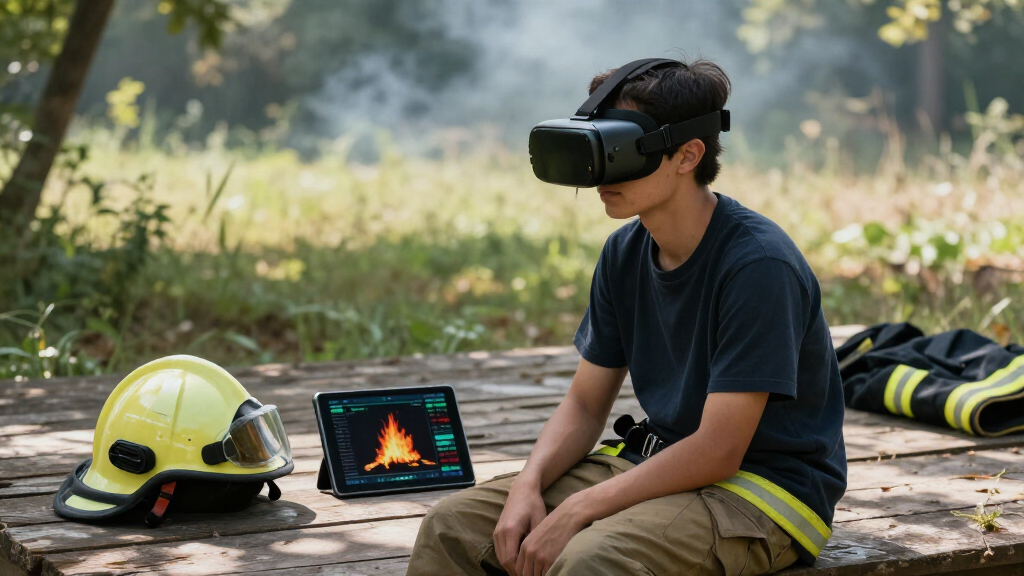 Can Virtual Reality Help People Fight Fires? This Master's Student Is Hoping To Find Out
