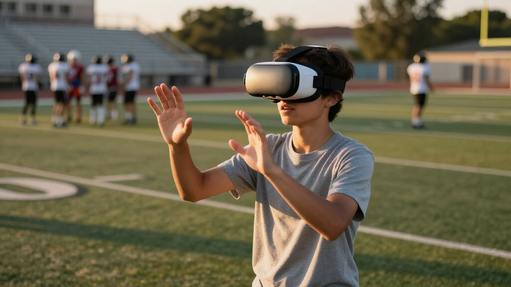 College Football Program Utilizing Virtual Reality Headset | 28/22 News