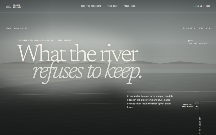 Thames Mudlark — The River Gives Up Its Past (FABLE/175)
