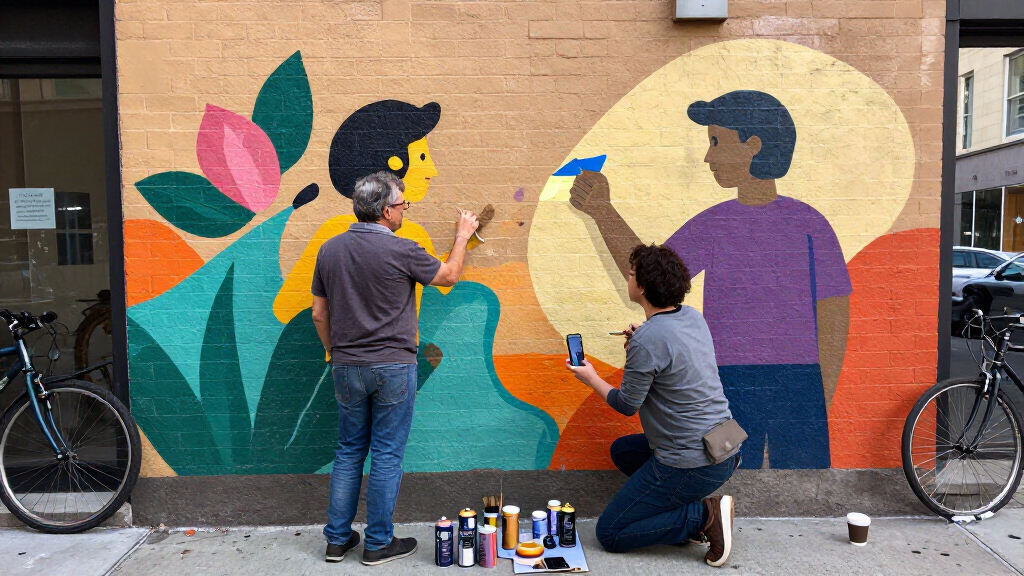 UNC Professor, Muralist Helps Bring 16Th Street To Life As Part Of 3Rd WeldWalls Festival
